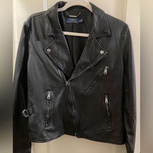 Polo Ralph Lauren Lamb Skin Leather Jacket